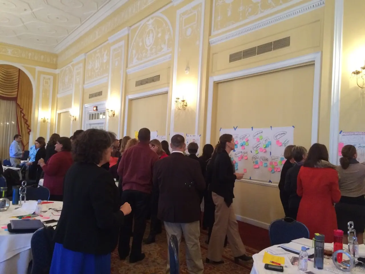 Display of homages to extensive family units commenced in the Bottom Town Hall