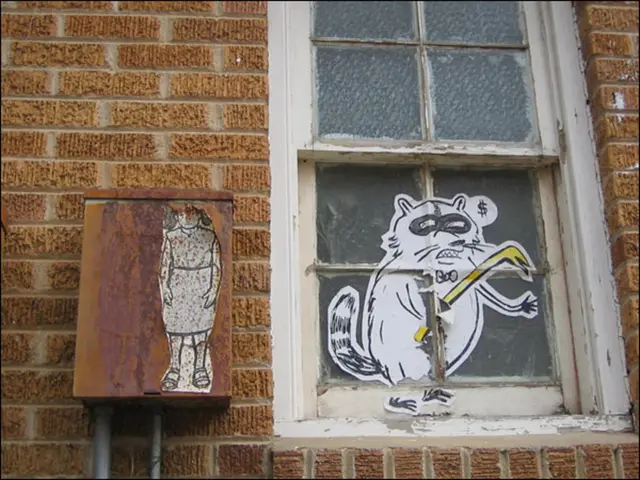 Vibrant street art transforms the once militarized British barracks in Bielefeld into a vibrant art...