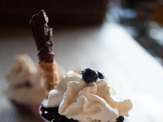 Ice Cream Inside a Frozen Bag